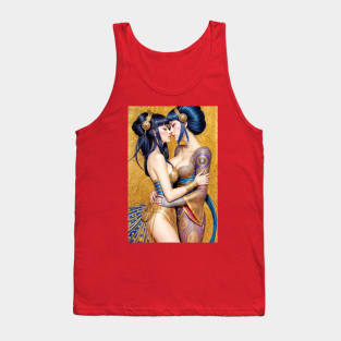 Tarot Yugioh Card The Lovers Tank Top